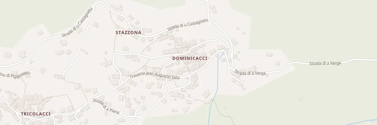 Plan du 5395 Dominicacci à Bastelica