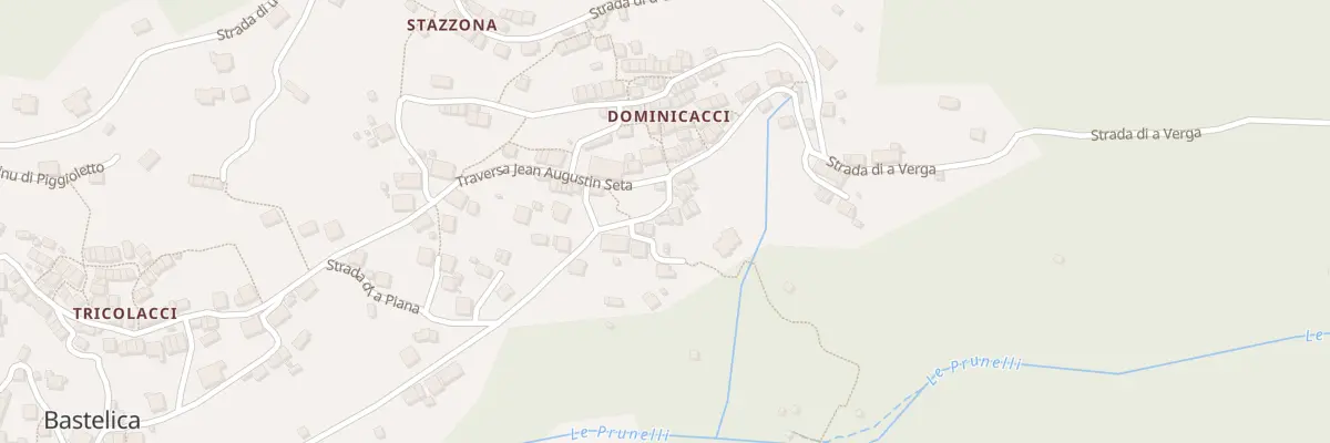 Plan du 5377 Dominicacci à Bastelica