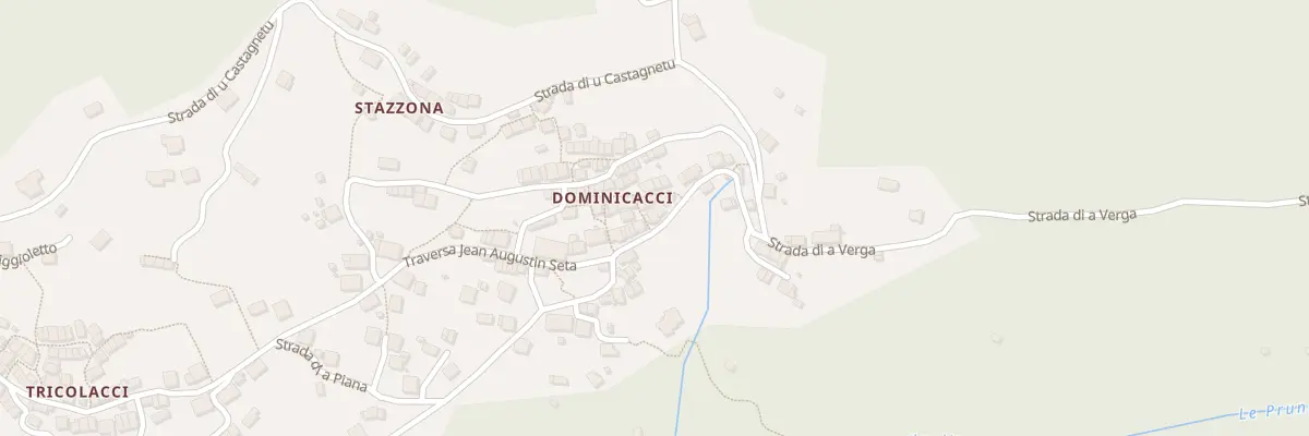 Plan du 5361 Dominicacci à Bastelica
