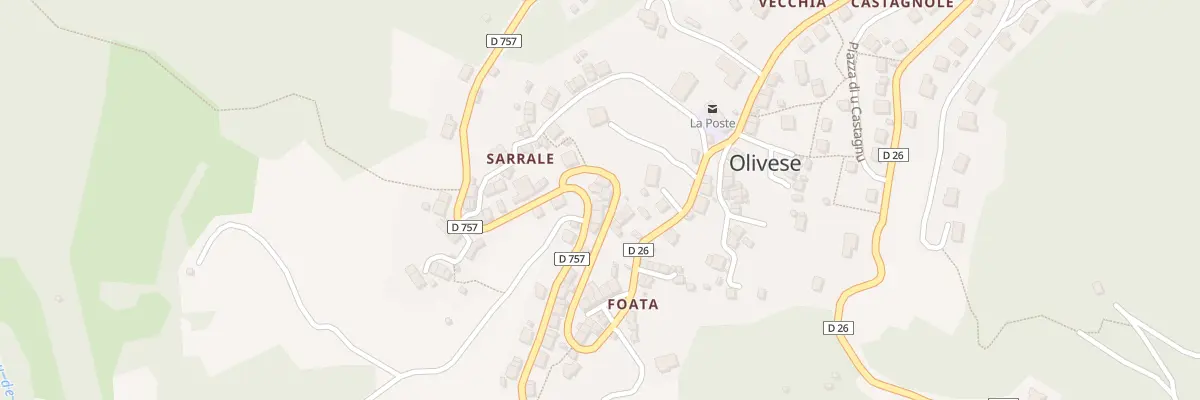 Plan du 5058 Carabonu à Olivese