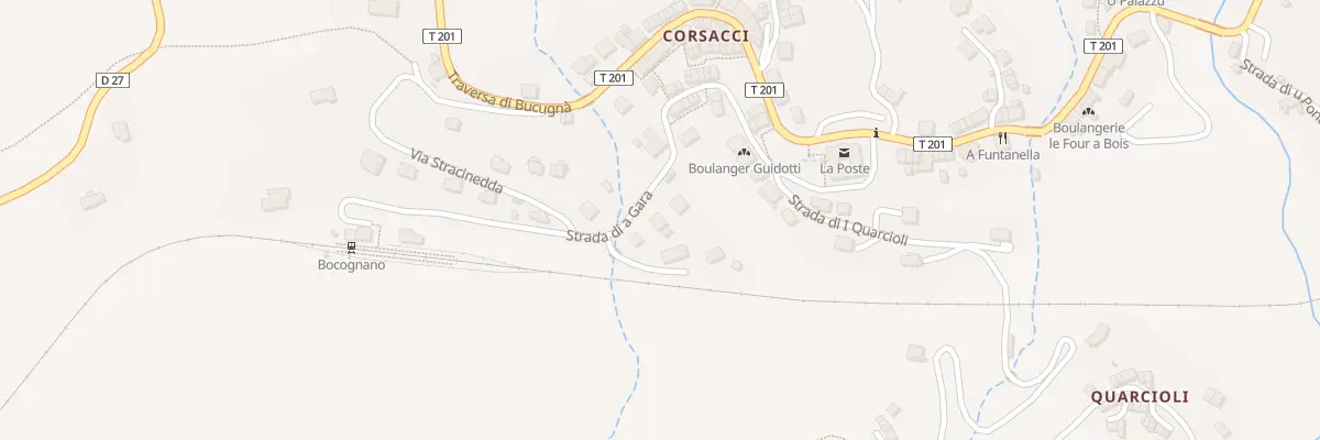 Plan du 5073 Castagnu d’A Caserna à Bocognano