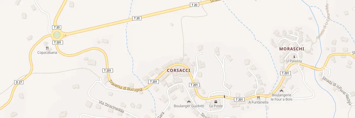 Plan du 5022 Corsacci à Bocognano