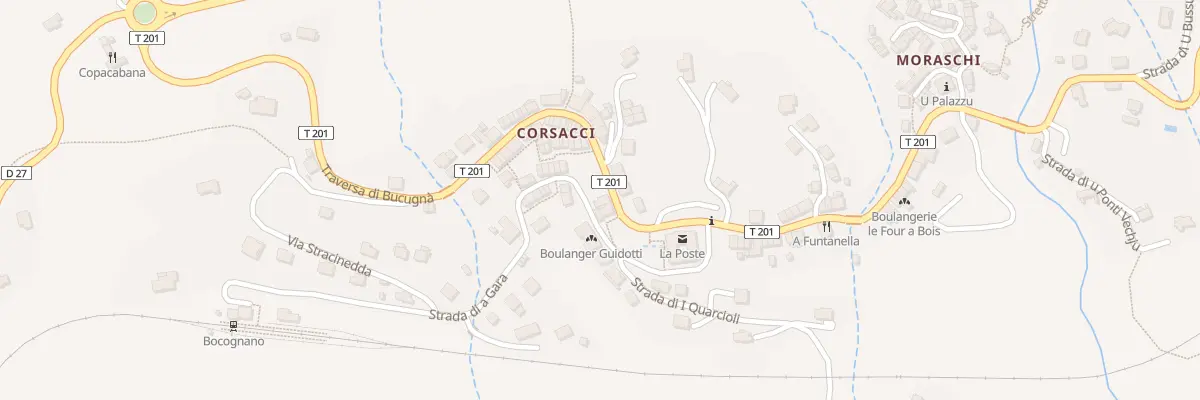 Plan du 5079 Carruggio à Bocognano
