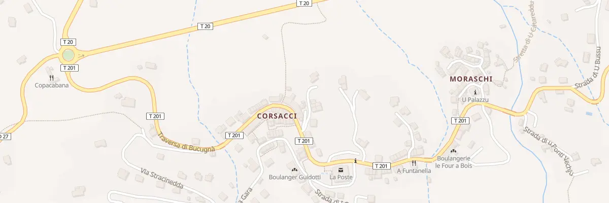 Plan du 5393 Valle à Bocognano
