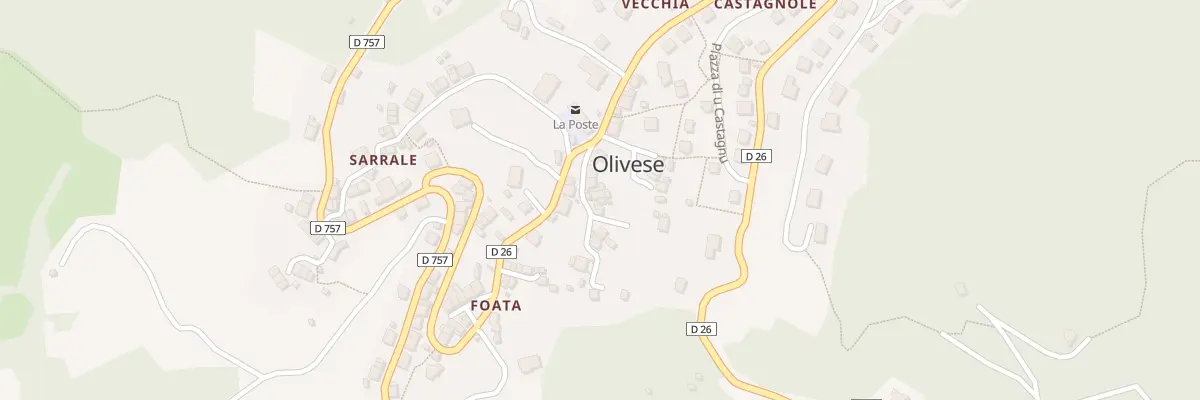 Plan du 5074 Castagnolo à Olivese