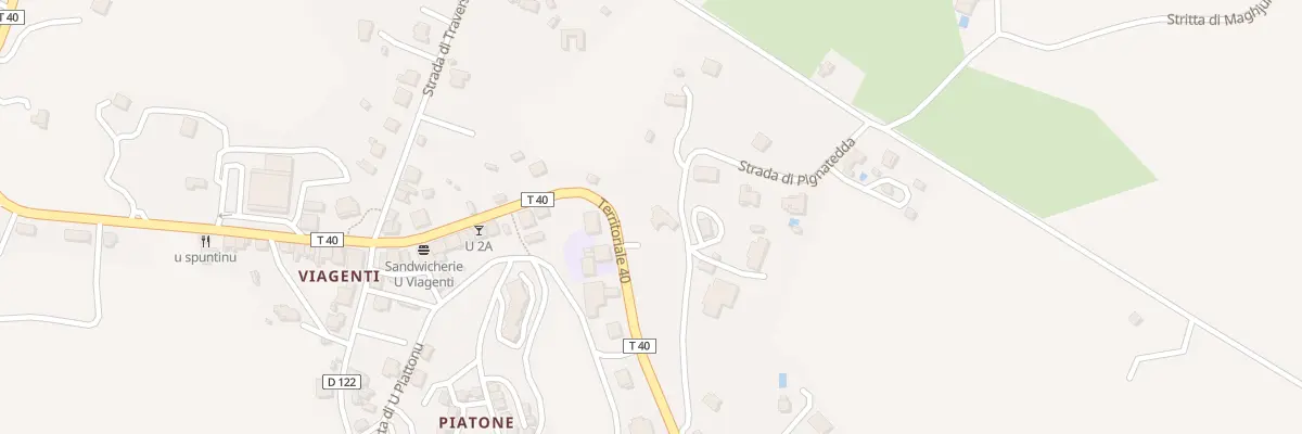 Plan du 5548 Piattone à Pianottoli-Caldarello