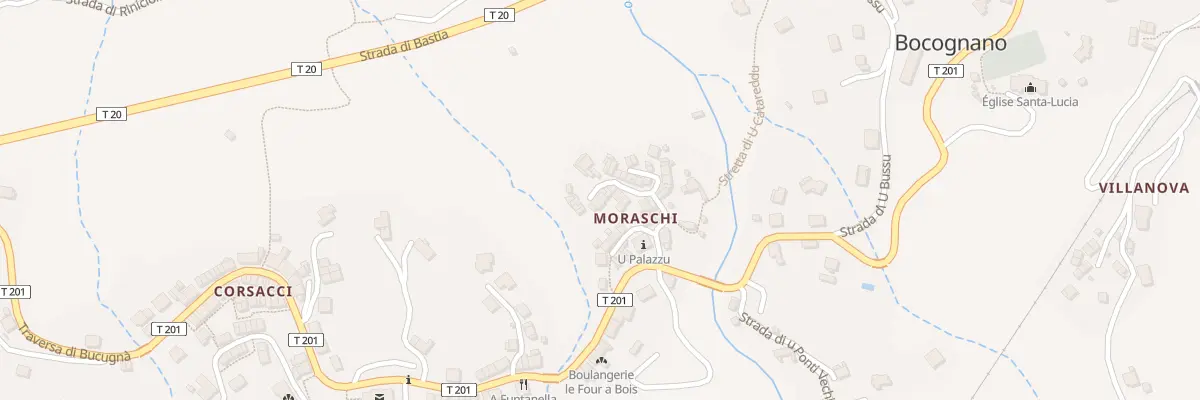 Plan du 5138 Moraschi à Bocognano