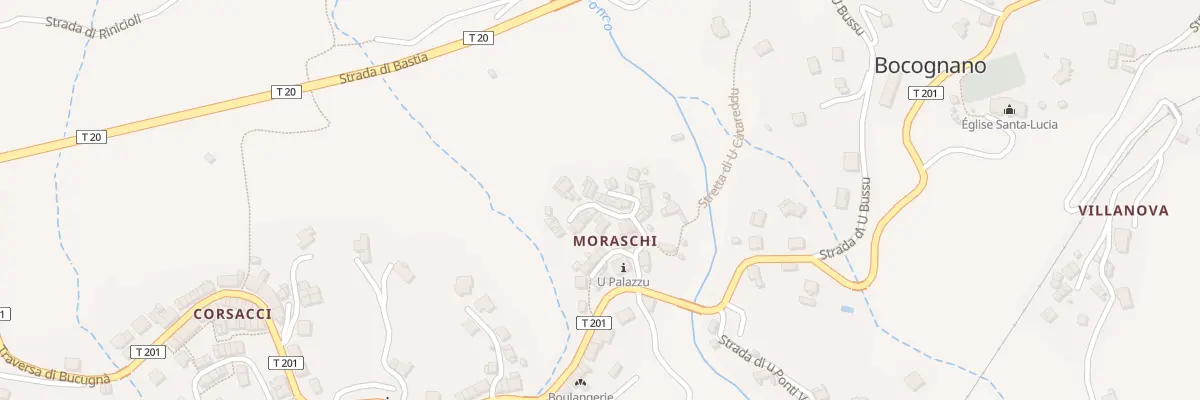 Plan du 5128 Moraschi à Bocognano