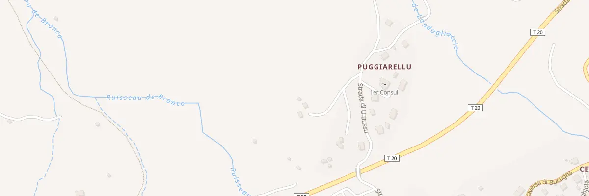 Plan du 5388 Catarello à Bocognano
