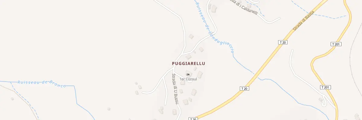 Plan du 5430 Puggiarello à Bocognano