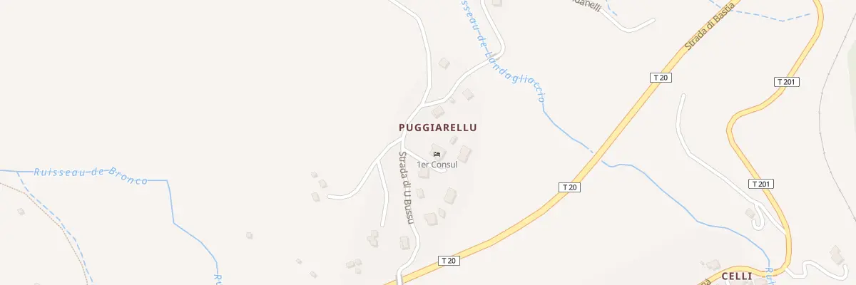 Plan du 5206 Catarello à Bocognano