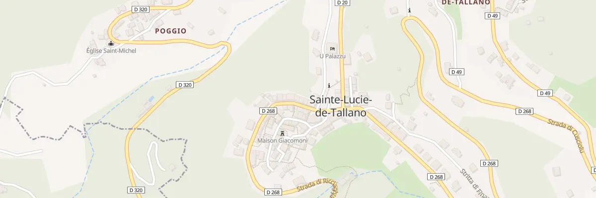 Plan du 5022 Santa Lucia à Sainte-Lucie-de-Tallano