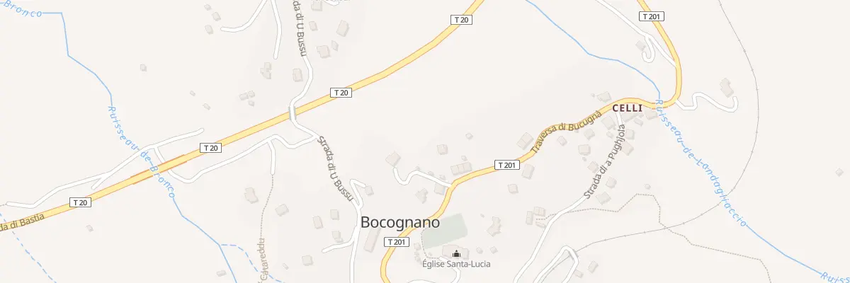 Plan du 5276 Pera Santa à Bocognano