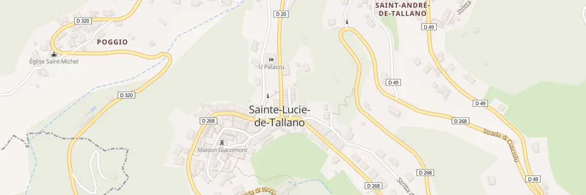 Plan du 5100 Santa Lucia à Sainte-Lucie-de-Tallano