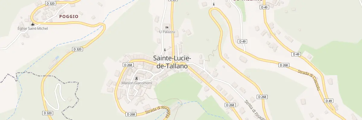 Plan du 5096 Santa Lucia à Sainte-Lucie-de-Tallano