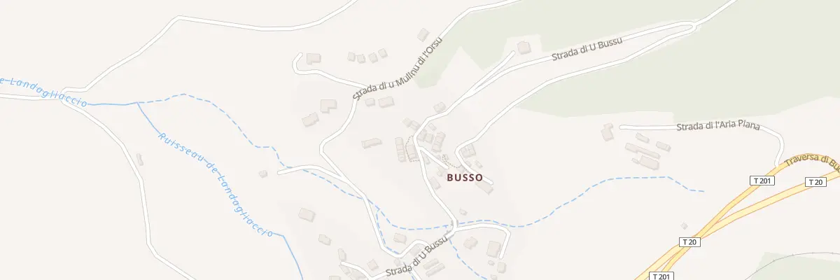 Plan du 5229 Busso à Bocognano