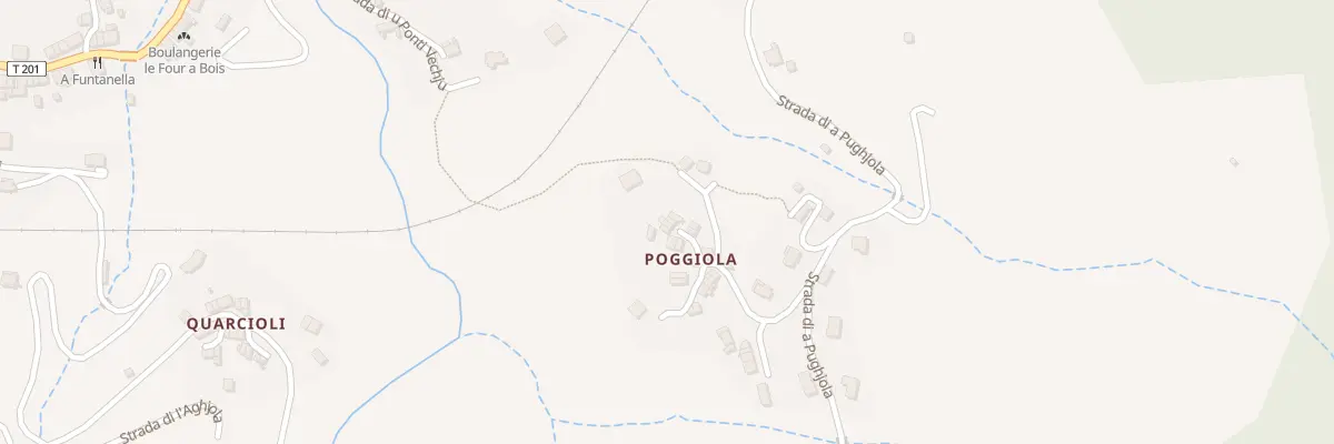 Plan du 5320 Poggiola à Bocognano
