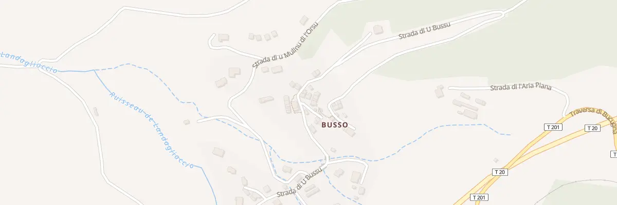 Plan du 5237 Busso à Bocognano