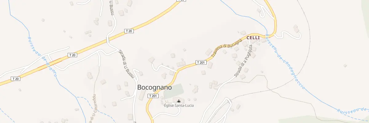 Plan du 5275 Pera Santa à Bocognano