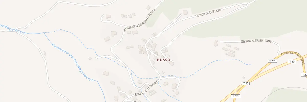 Plan du 5236 Busso à Bocognano
