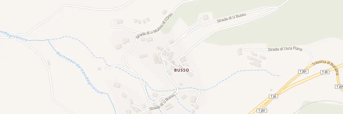 Plan du 5235 Busso à Bocognano