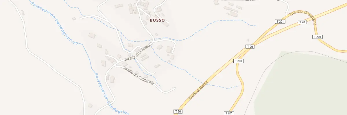 Plan du 5253 Piscia à Bocognano