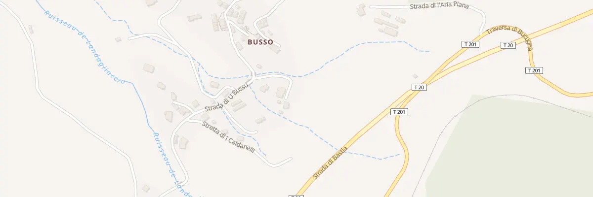 Plan du 5254 Piscia à Bocognano