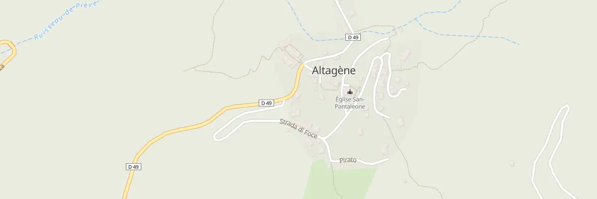 Plan du 5022 Orto Piano à Altagène