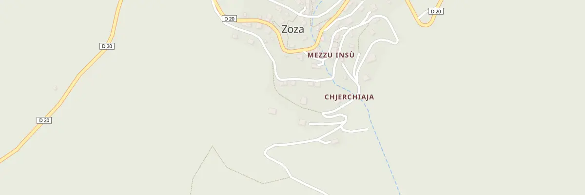 Plan du 5081 Cherchiaja à Zoza
