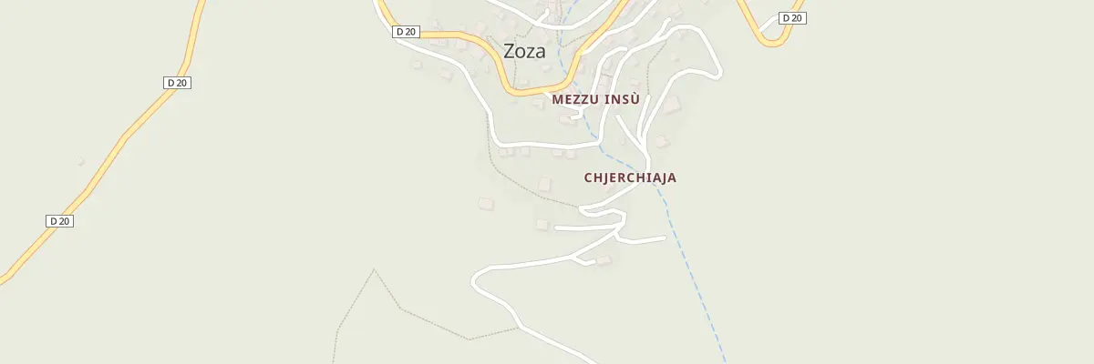 Plan du 5002 Cherchiaja à Zoza