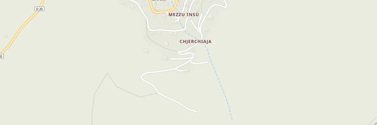 Plan du 4000 Cherchiaja à Zoza