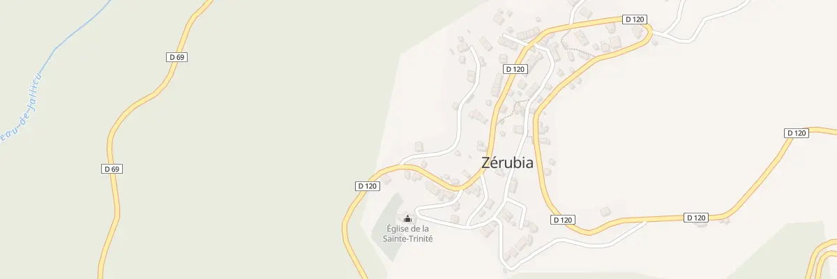 Plan du 5001 Spino à Zérubia