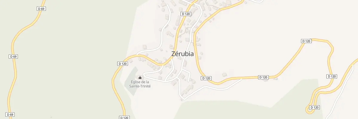Plan du 5052 Zerubia à Zérubia