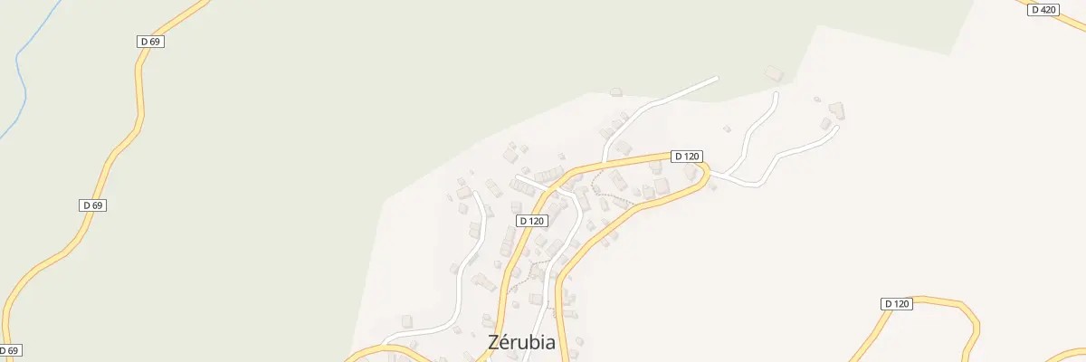 Plan du 5012 Zerubia à Zérubia