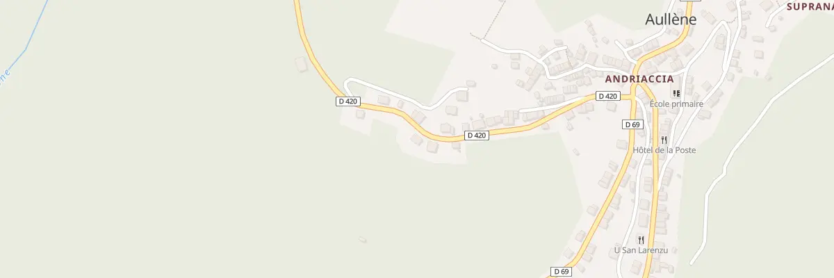 Plan du 5005 Friosa à Aullène