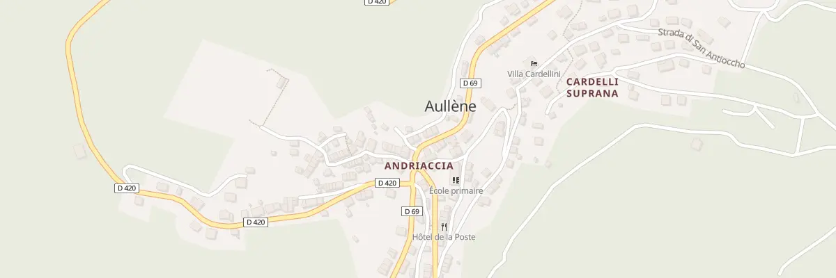 Plan du 5173 Andriaccia à Aullène