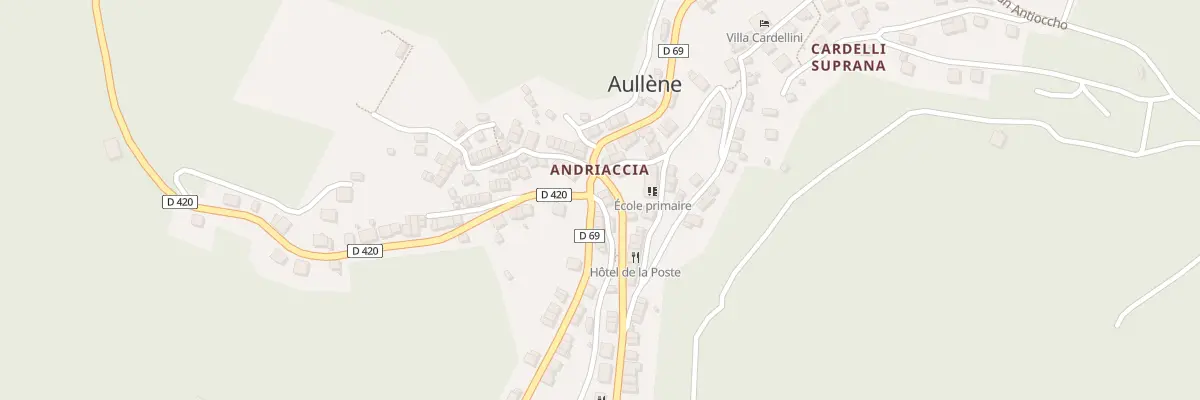 Plan du 5183 Andriaccia à Aullène