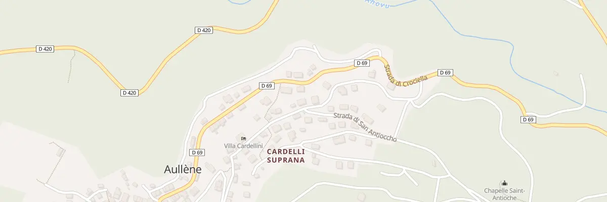 Plan du 5098 Crociella à Aullène