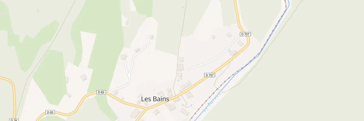 Plan du 5054 Les Bains à Guitera-les-Bains