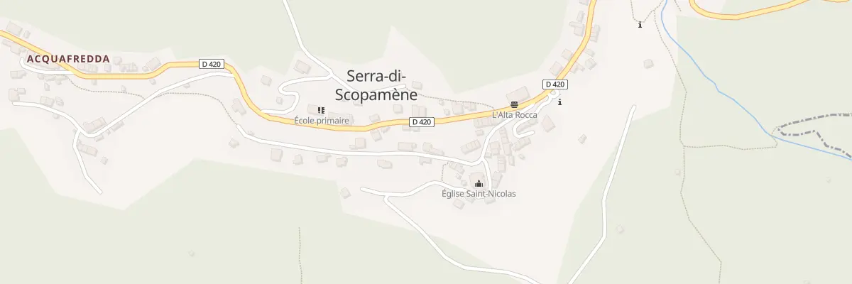 Plan du 5117 Chiesa à Serra-di-Scopamène