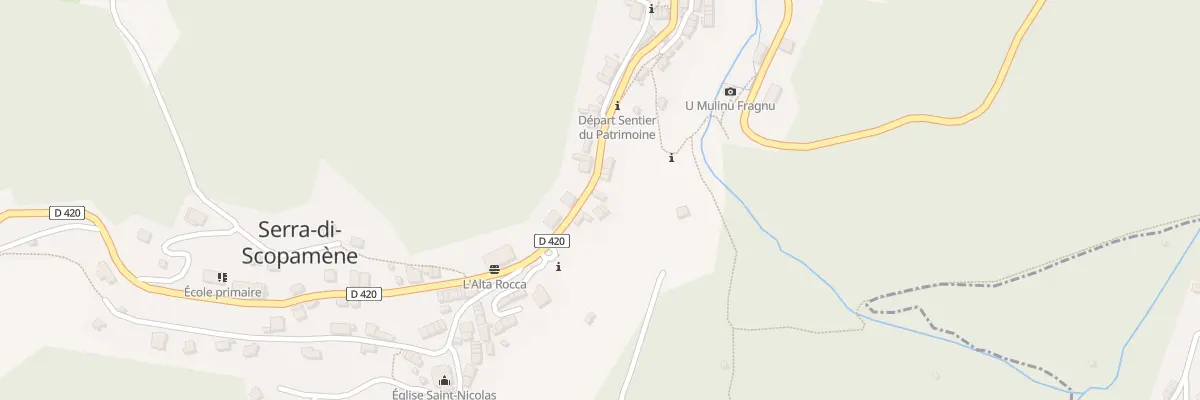 Plan du 5066 Costa à Serra-di-Scopamène