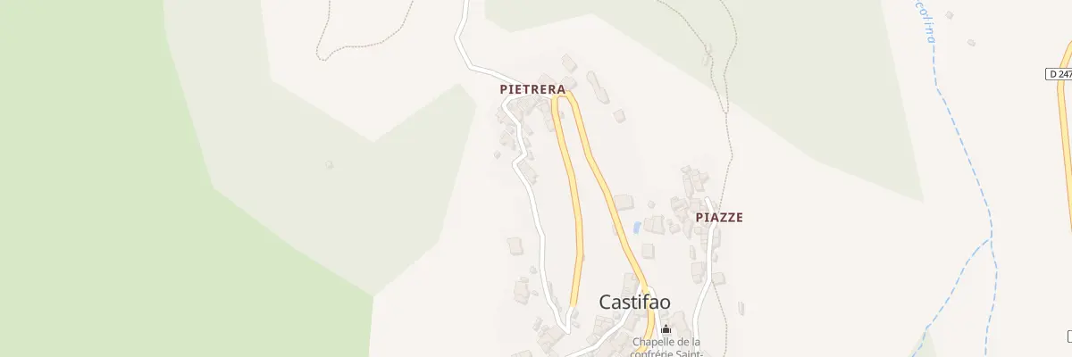 Plan du 5129 Pietrera à Castifao