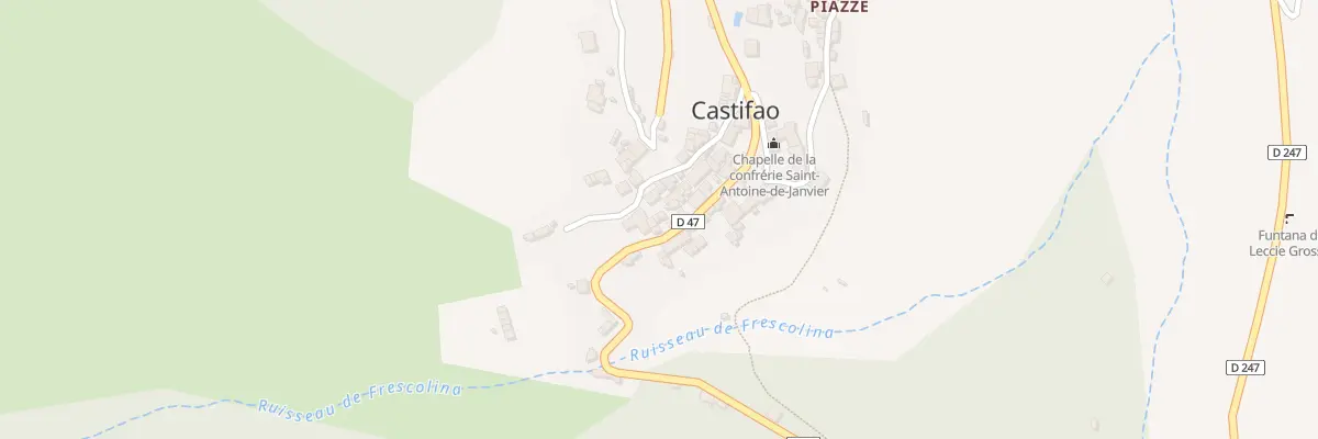 Plan du 5035 Giacoppo à Castifao