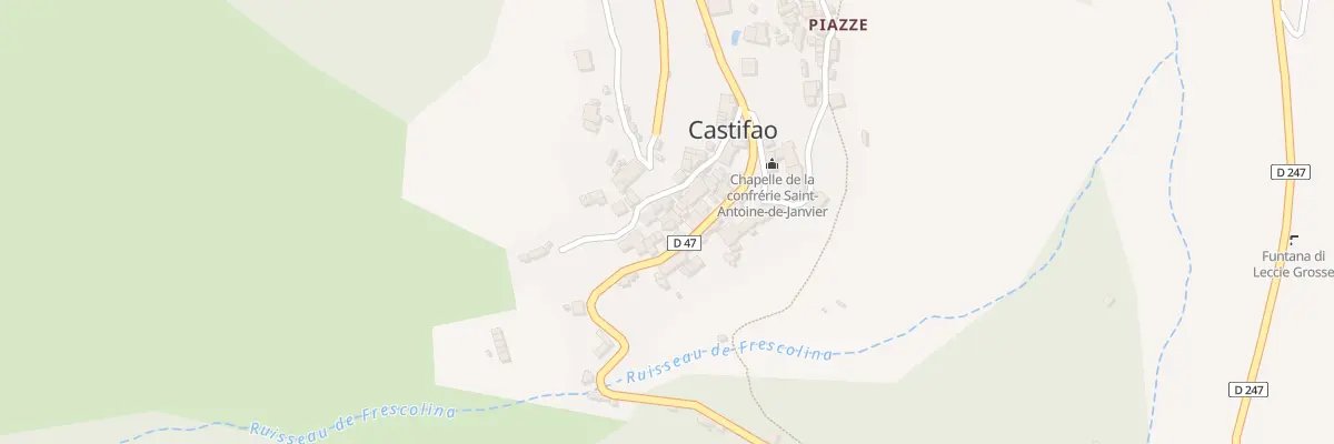Plan du 5031 Giacoppo à Castifao