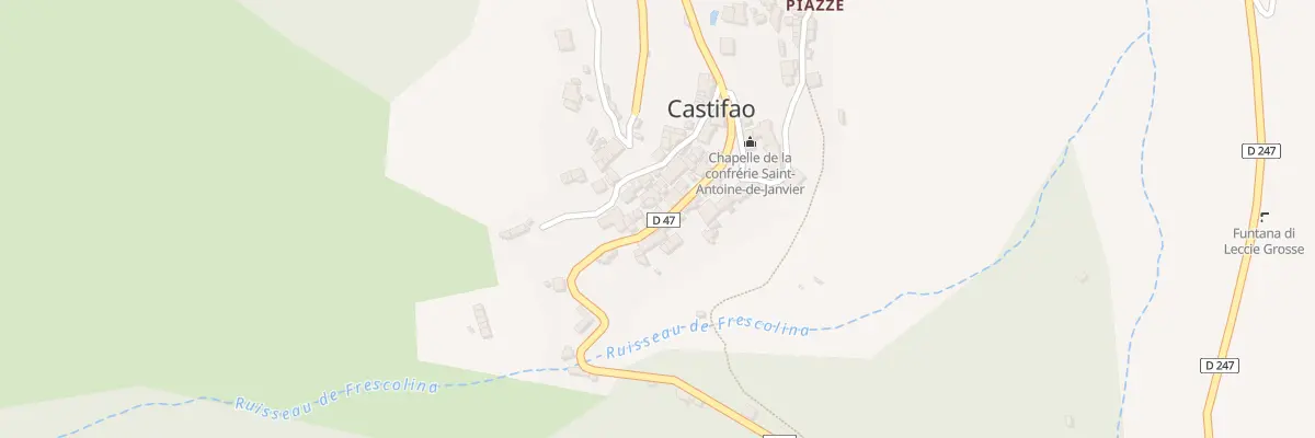 Plan du 5034 Giacoppo à Castifao