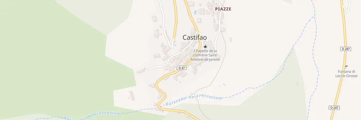 Plan du 5028 Giacoppo à Castifao