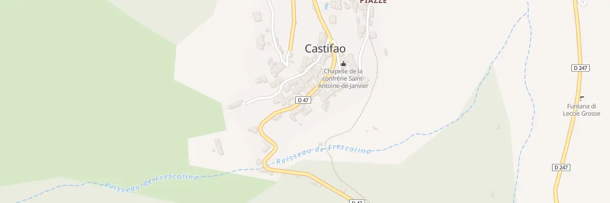 Plan de Pedali à Castifao