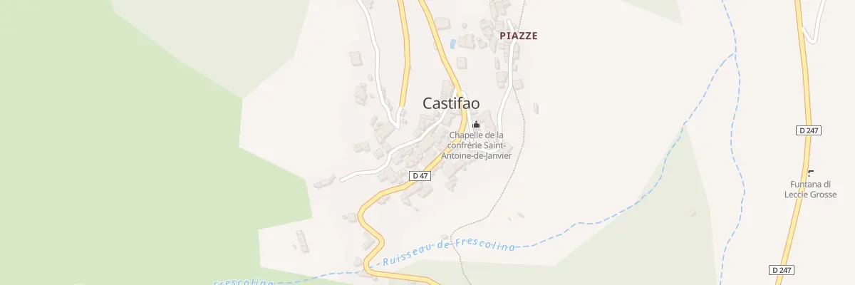 Plan du 5063 Piazza Felice à Castifao