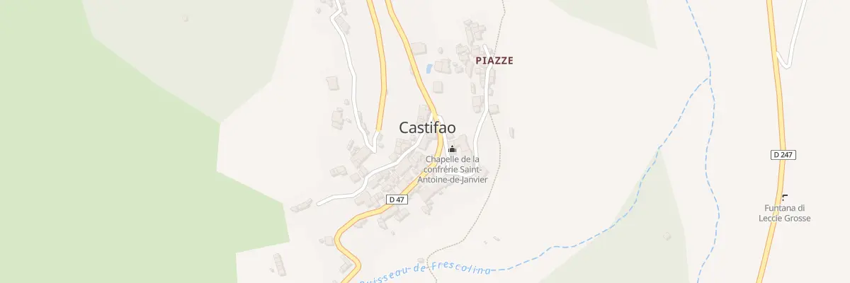 Plan du 5082 Piazza Felice à Castifao