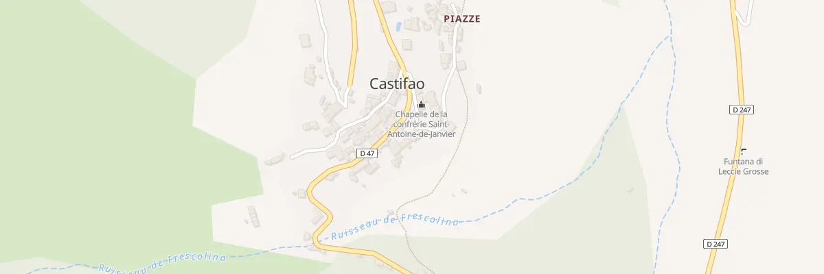 Plan du 5054 Pedali à Castifao